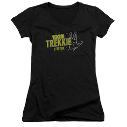 Star Trek Trekkie Juniors V-Neck T-Shirt Juniors V-Neck T-Shirt Star Trek   