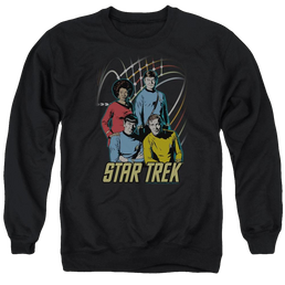 Star Trek Warp Factor 4 Men's Crewneck Sweatshirt Men's Crewneck Sweatshirt Star Trek   
