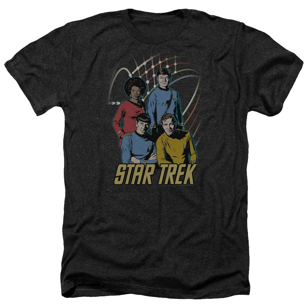 Star Trek Warp Factor 4 Men's Heather T-Shirt Men's Heather T-Shirt Star Trek   