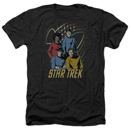 Star Trek Warp Factor 4 Men's Heather T-Shirt Men's Heather T-Shirt Star Trek   