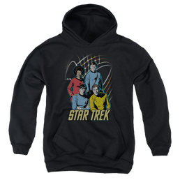 Star Trek The Original Series Warp Factor 4 - Youth Hoodie Youth Hoodie (Ages 8-12) Star Trek   