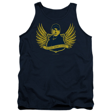 Navy men's tank with NCIS Go Navy graphic
