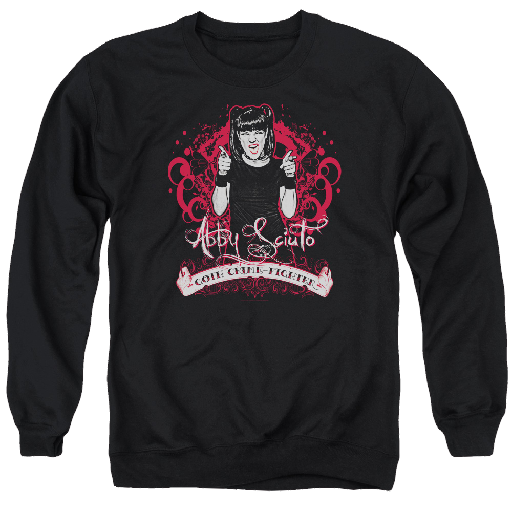 NCIS Goth Crime Fighter - Men's Crewneck Sweatshirt Men's Crewneck Sweatshirt NCIS   