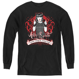 Ncis Goth Crime Fighter - Youth Long Sleeve T-Shirt Youth Long Sleeve T-Shirt NCIS   