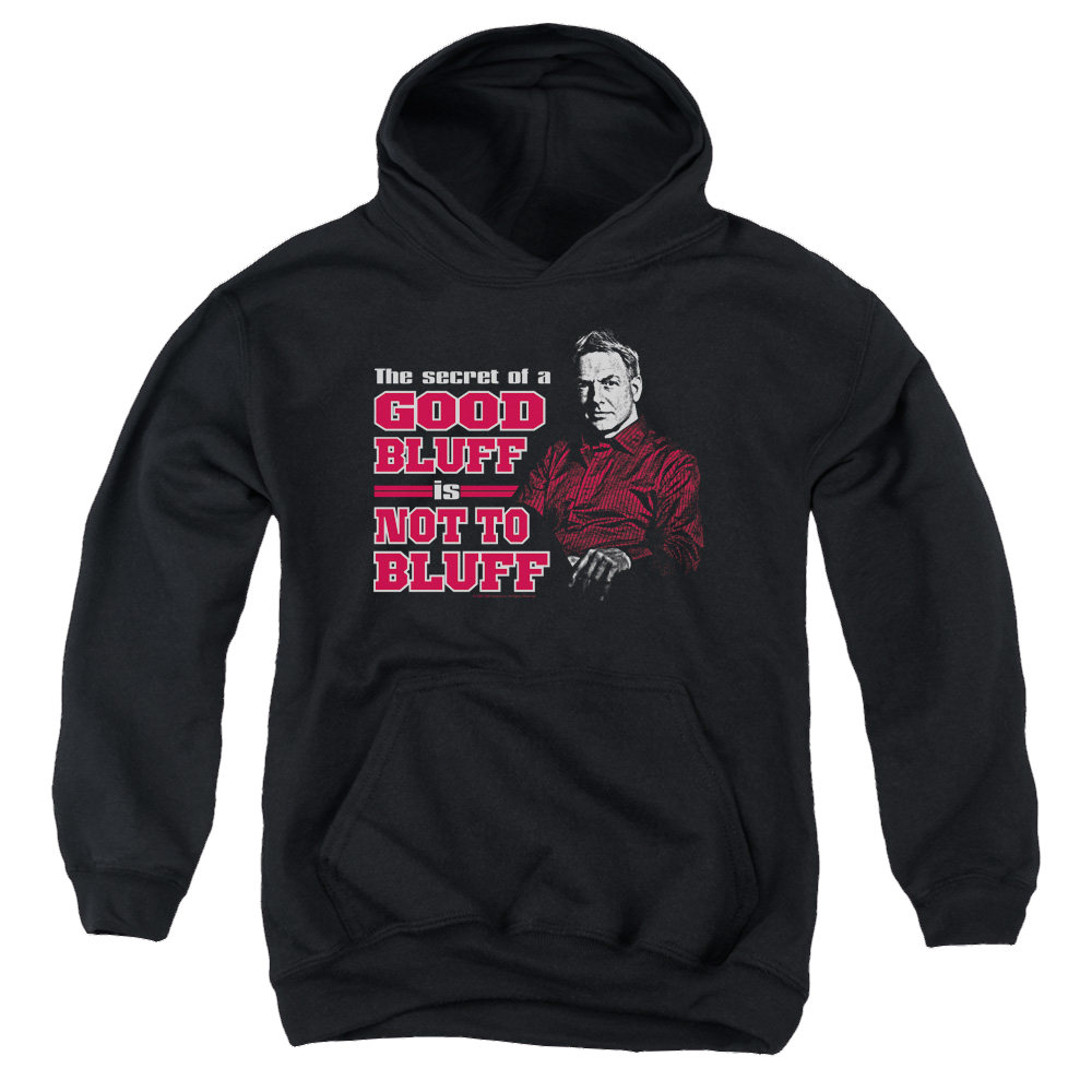 NCIS No Bluffing - Youth Hoodie Youth Hoodie (Ages 8-12) NCIS   