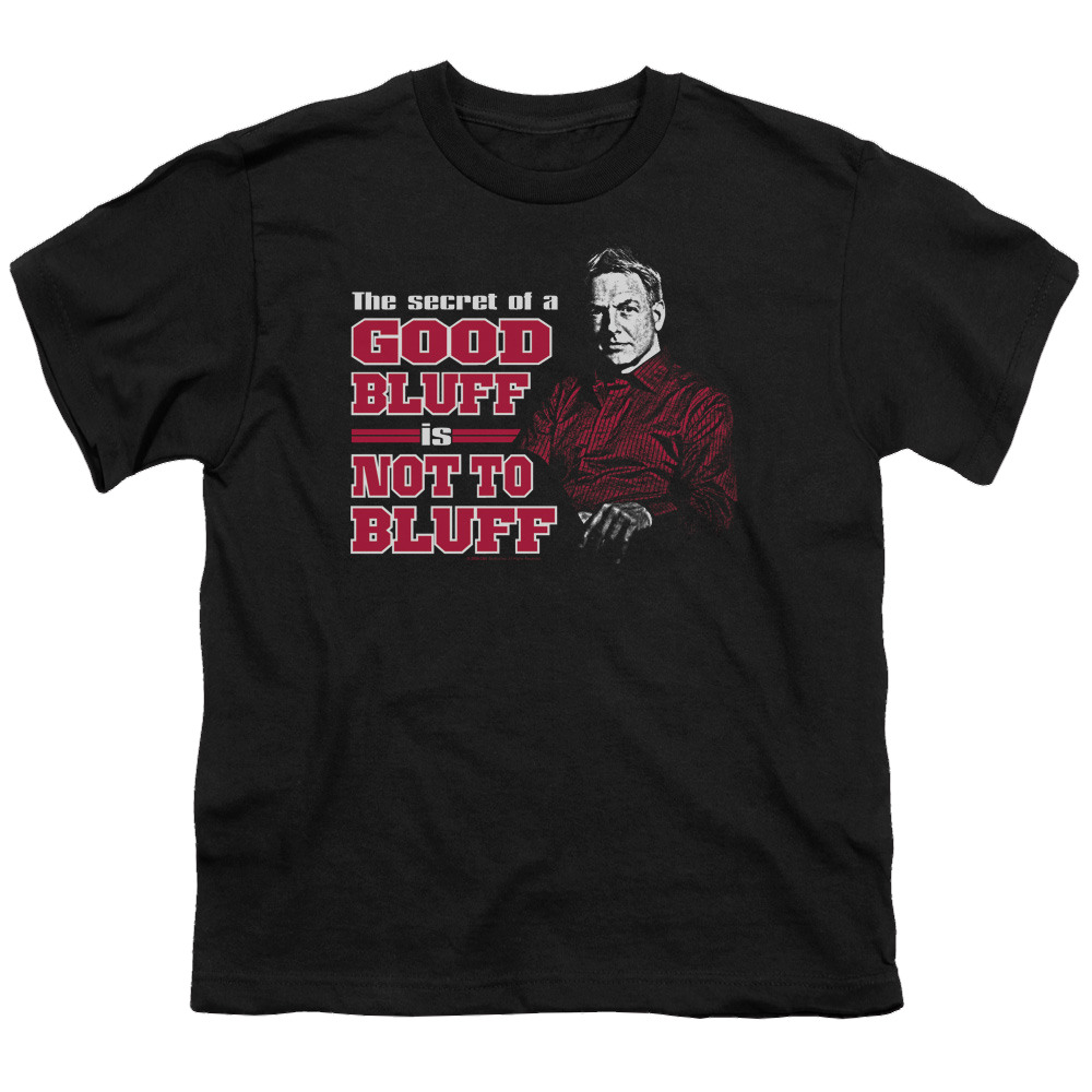NCIS No Bluffing - Youth T-Shirt Youth T-Shirt (Ages 8-12) NCIS   