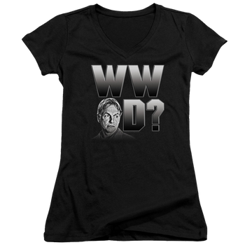 NCIS What Would Gibbs Do - Juniors V-Neck T-Shirt Juniors V-Neck T-Shirt NCIS   