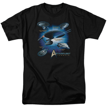Star Trek Starfleet Vessels Men's Regular Fit T-Shirt Men's Regular Fit T-Shirt Star Trek   