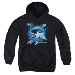 Star Trek The Original Series Starfleet Vessels - Youth Hoodie Youth Hoodie (Ages 8-12) Star Trek   