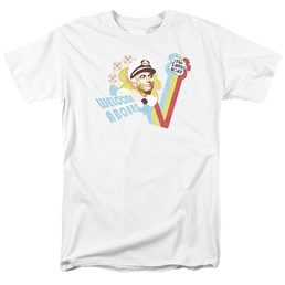 Love Boat, The Welcome Aboard - Men's Regular Fit T-Shirt Men's Regular Fit T-Shirt The Love Boat   