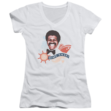 Love Boat, The Shake Em Up - Juniors V-Neck T-Shirt Juniors V-Neck T-Shirt The Love Boat   