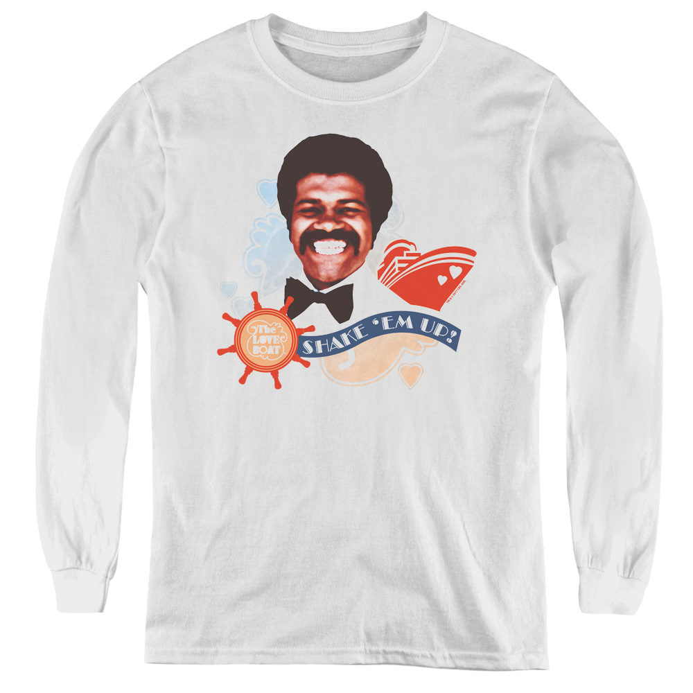 Love Boat, The Shake Em Up - Youth Long Sleeve T-Shirt Youth Long Sleeve T-Shirt The Love Boat   