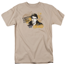 Happy Days Chicks Ride Free - Men's Regular Fit T-Shirt Men's Regular Fit T-Shirt Happy Days   