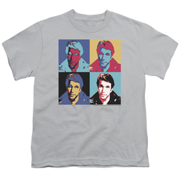 Happy Days Fonz Pop Youth T-Shirt (Ages 8-12) Youth T-Shirt (Ages 8-12) Happy Days   