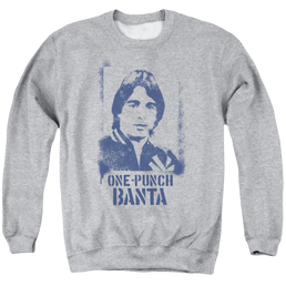 Taxi One Punch Banta - Men's Crewneck Sweatshirt Men's Crewneck Sweatshirt Taxi   