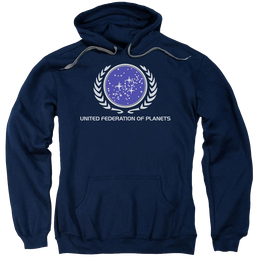 Star Trek United Federation Logo Pullover Hoodie Pullover Hoodie Star Trek   