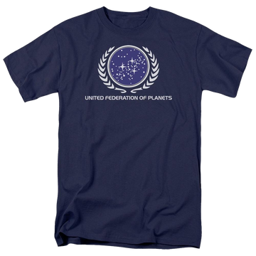 Star Trek United Federation Logo Men's Regular Fit T-Shirt Men's Regular Fit T-Shirt Star Trek   