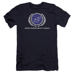 Star Trek United Federation Logo Men's Premium Slim Fit T-Shirt Men's Premium Slim Fit T-Shirt Star Trek   