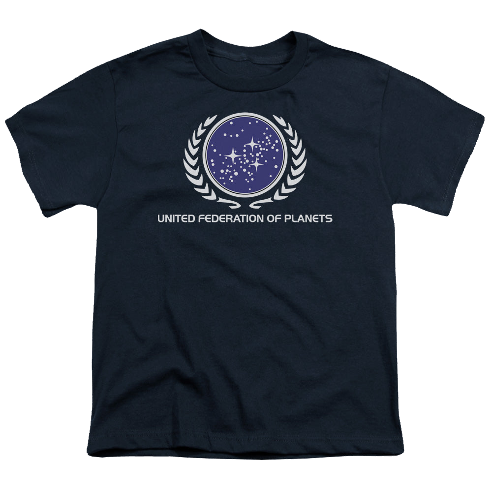 Star Trek The Original Series United Federation Logo - Youth T-Shirt Youth T-Shirt (Ages 8-12) Star Trek   