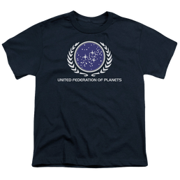 Star Trek The Original Series United Federation Logo - Youth T-Shirt Youth T-Shirt (Ages 8-12) Star Trek   