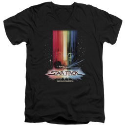 Star Trek Motion Picture Poster Men's V-Neck T-Shirt Men's V-Neck T-Shirt Star Trek   