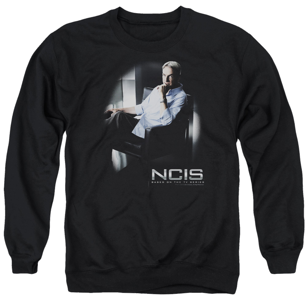 NCIS Gibbs Ponders - Men's Crewneck Sweatshirt Men's Crewneck Sweatshirt NCIS   