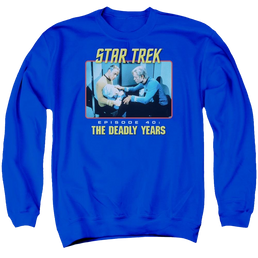 Star Trek Episode 40 Men's Crewneck Sweatshirt Men's Crewneck Sweatshirt Star Trek   