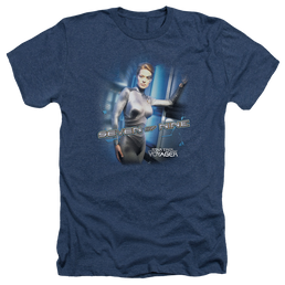 Star Trek Seven Of Nine Men's Heather T-Shirt Men's Heather T-Shirt Star Trek   