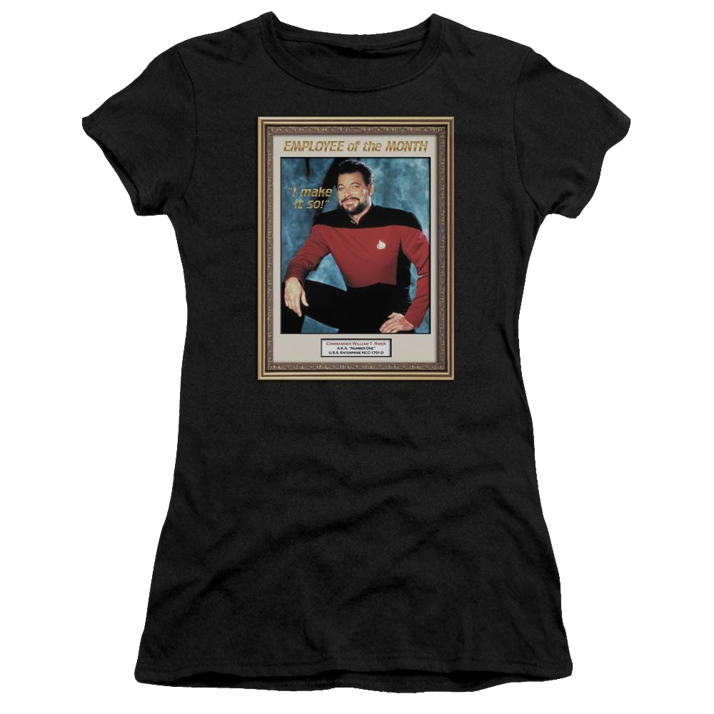 Star Trek Employee Of Month Juniors T-Shirt Juniors T-Shirt Star Trek   