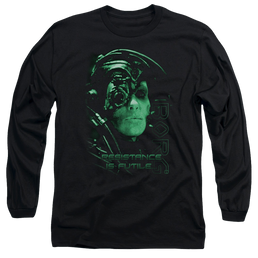Star Trek Resistance Is Futile Men's Long Sleeve T-Shirt Men's Long Sleeve T-Shirt Star Trek   
