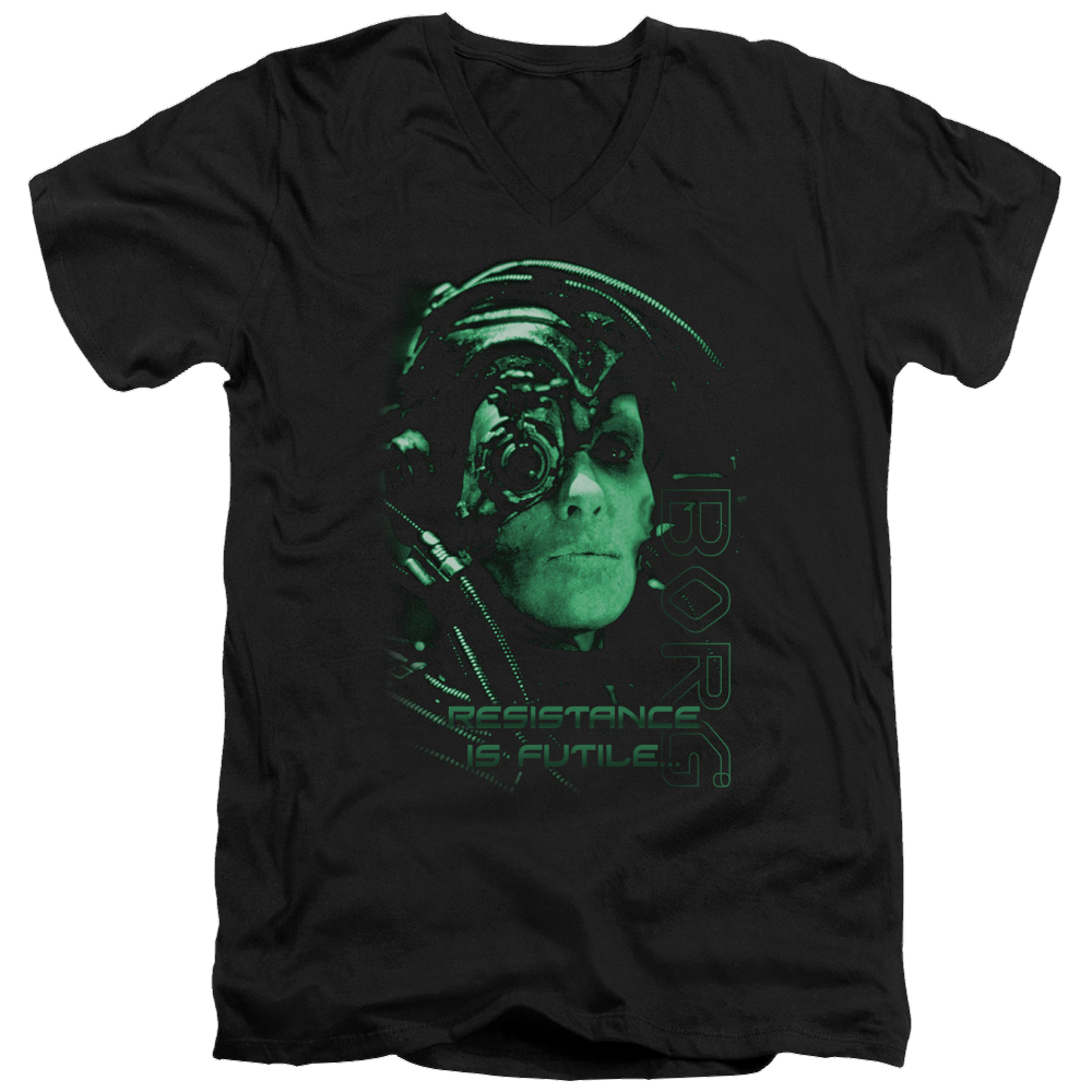 Star Trek Resistance Is Futile Men's V-Neck T-Shirt Men's V-Neck T-Shirt Star Trek   