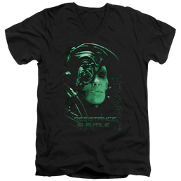 Star Trek Resistance Is Futile Men's V-Neck T-Shirt Men's V-Neck T-Shirt Star Trek   