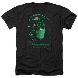 Star Trek Resistance Is Futile Men's Heather T-Shirt Men's Heather T-Shirt Star Trek   