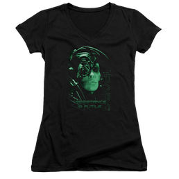Star Trek Resistance Is Futile Juniors V-Neck T-Shirt Juniors V-Neck T-Shirt Star Trek   