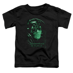Star Trek Resistance Is Futile Toddler T-Shirt Toddler T-Shirt Star Trek   