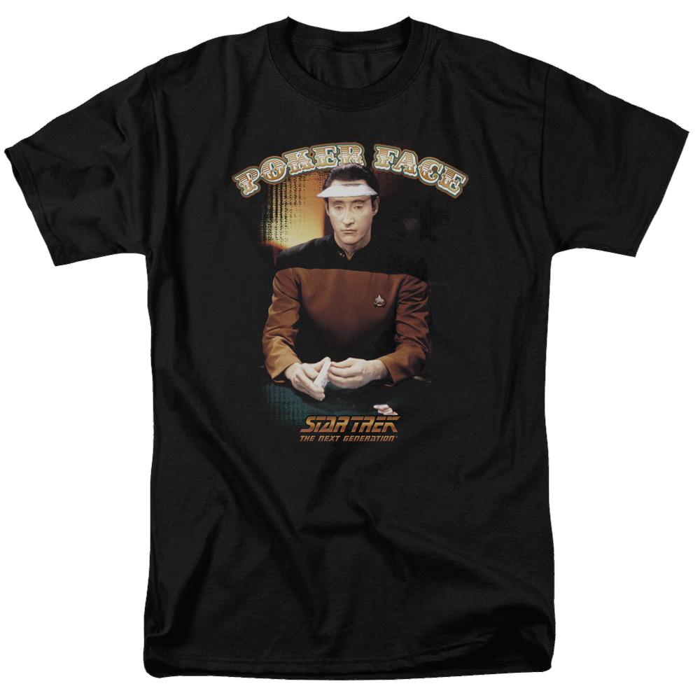 Star Trek Poker Face Men's Regular Fit T-Shirt Men's Regular Fit T-Shirt Star Trek   