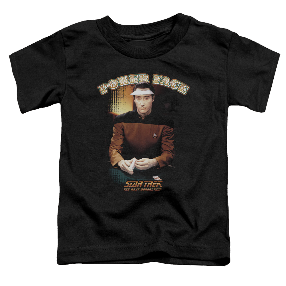 Star Trek Poker Face Toddler T-Shirt Toddler T-Shirt Star Trek   