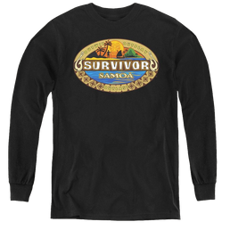 Survivor Samoa Logo - Youth Long Sleeve T-Shirt Youth Long Sleeve T-Shirt Survivor   