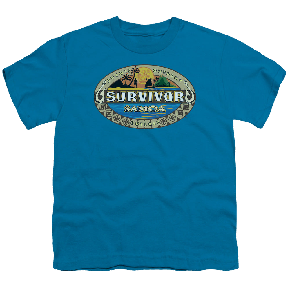 Survivor Samoa Logo - Youth T-Shirt Youth T-Shirt (Ages 8-12) Survivor   