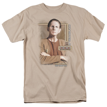 Sand men's regular fit t-shirt with Star Trek Deep Space Nine Odo graphic