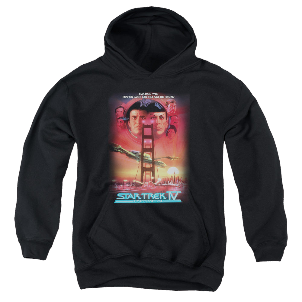 Star Trek Movies The Voyage Home(Movie) - Youth Hoodie Youth Hoodie (Ages 8-12) Star Trek   