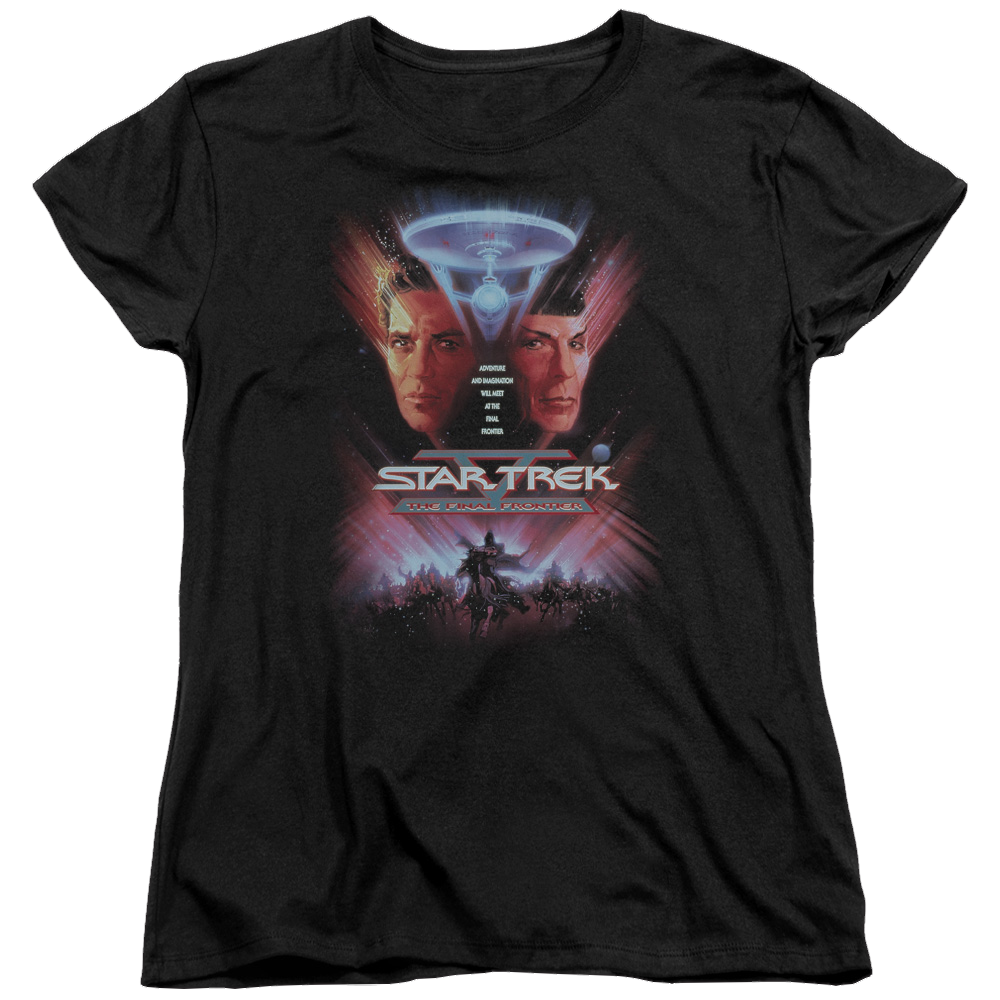 Star Trek Movies The Final Frontier(Movie) - Women's T-Shirt Women's T-Shirt Star Trek   