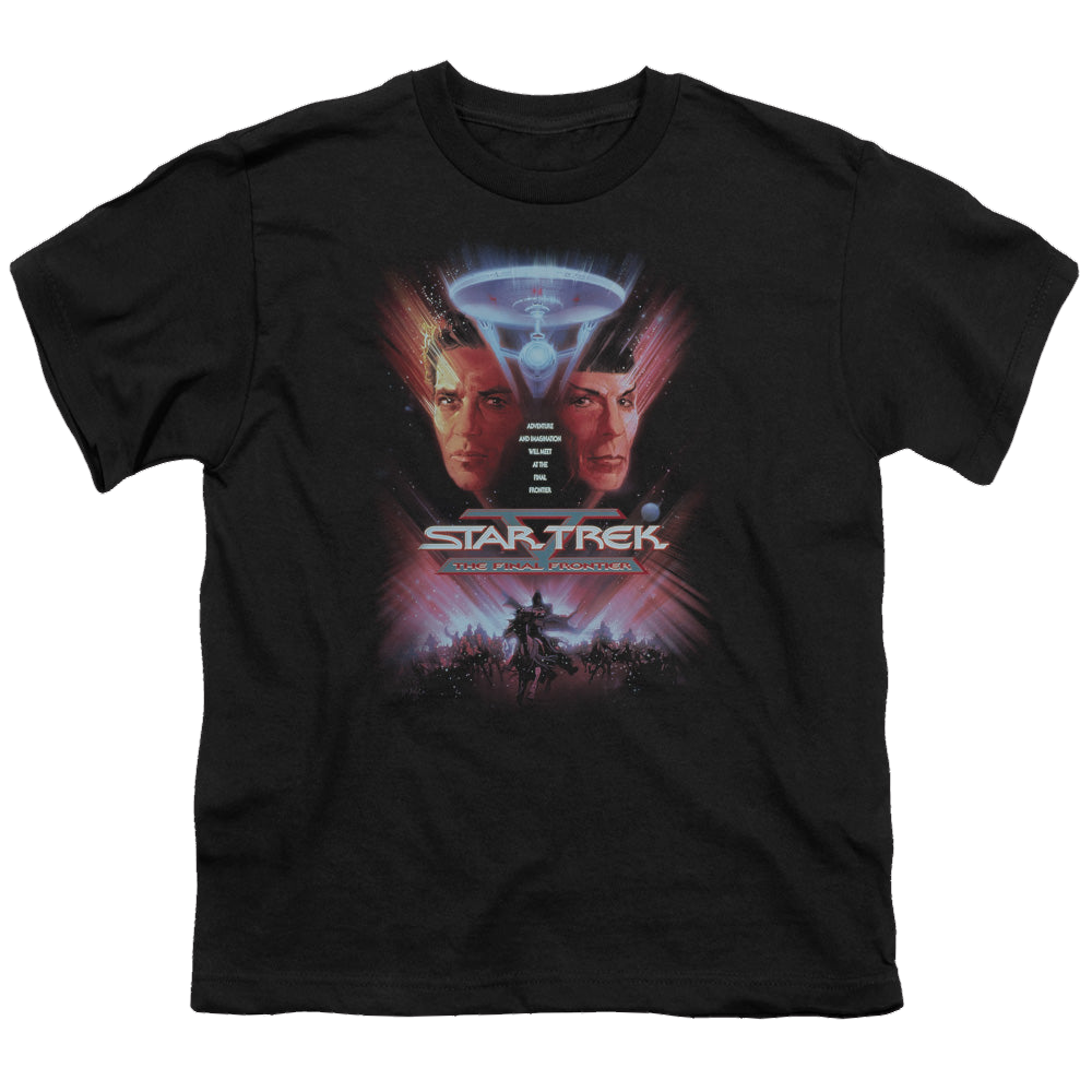 Star Trek Movies The Final Frontier(Movie) - Youth T-Shirt Youth T-Shirt (Ages 8-12) Star Trek   