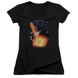 Star Trek Undiscovered Cntry(movie) Juniors V-Neck T-Shirt Juniors V-Neck T-Shirt Star Trek   