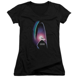 Star Trek Generations(movie) Juniors V-Neck T-Shirt Juniors V-Neck T-Shirt Star Trek   
