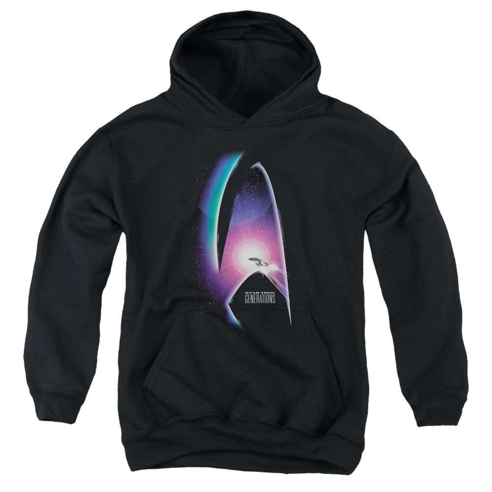 Star Trek Movies Generations(Movie) - Youth Hoodie Youth Hoodie (Ages 8-12) Star Trek   