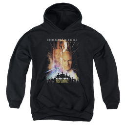 Star Trek Movies First Contact(Movie) - Youth Hoodie Youth Hoodie (Ages 8-12) Star Trek   
