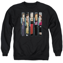 Star Trek The Captains Men's Crewneck Sweatshirt Men's Crewneck Sweatshirt Star Trek   