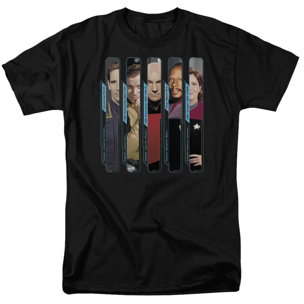 Star Trek The Captains Men's Regular Fit T-Shirt Men's Regular Fit T-Shirt Star Trek   