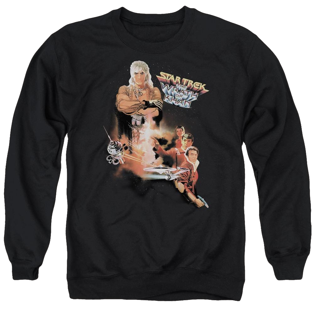 Star Trek Wrath Of Khan(movie) Men's Crewneck Sweatshirt Men's Crewneck Sweatshirt Star Trek   